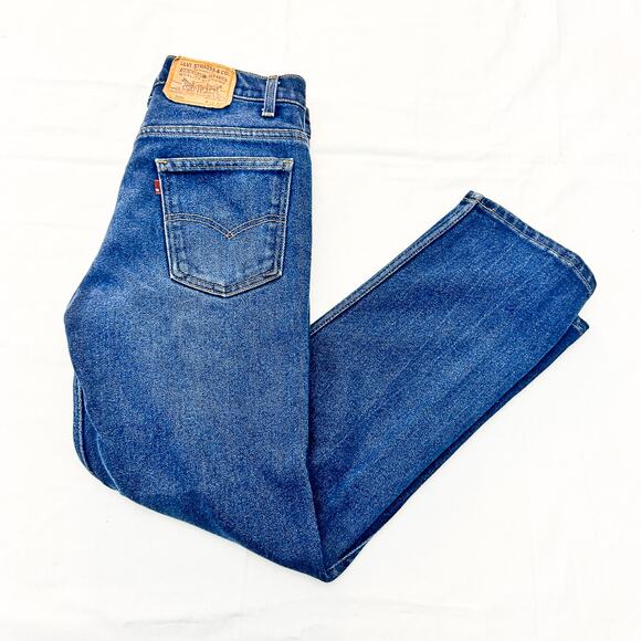 Levi's 509 Vintage Rare Dark Wash Denim Jeans 80's Denim  Size 33 x 30 - Picture 8 of 8